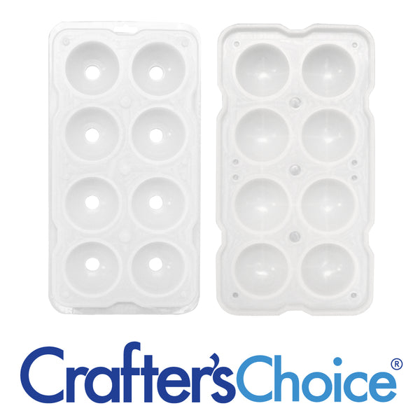 Round Ball 2 1/4" Silicone Soap Mold 1801