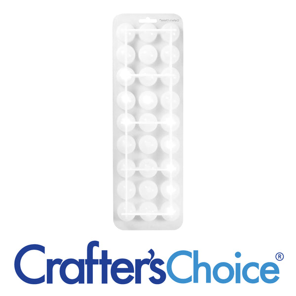 Round Ball 7/8" Silicone Soap Mold 1803