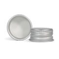 24/410 Silver Aluminum Cap with Liner
