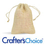Burlap Bag with Drawstring 5 x 6 Inches