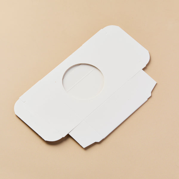 Soap Box - Square with Round Window (WHITE COLOR)