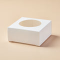 Soap Box - Square with Round Window (WHITE COLOR)