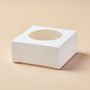 Soap Box - Square with Round Window (WHITE COLOR)