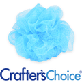 Premium Nylon Puff Medium Blue