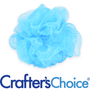 Premium Nylon Puff Medium Blue