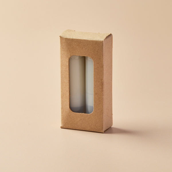 Lip Tube Box (Holds 2 Tubes) - KRAFT COLOR
