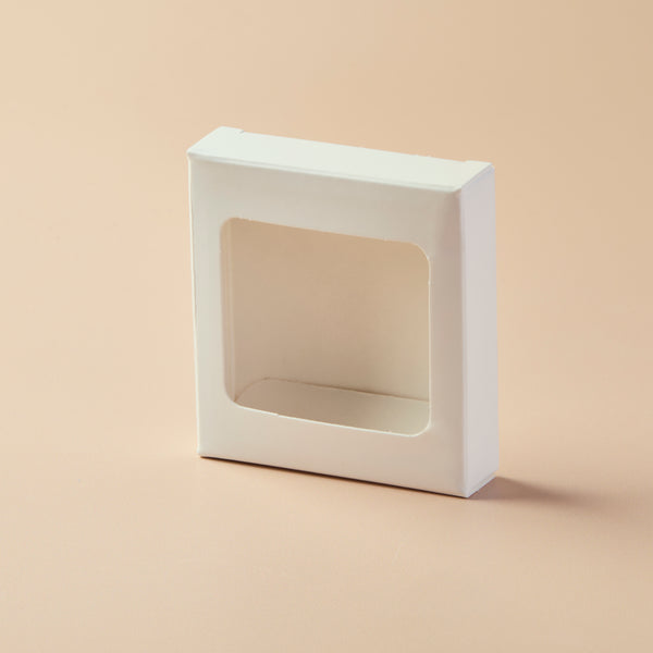 Lip Tube Box (Holds 4 Tubes) - WHITE COLOR