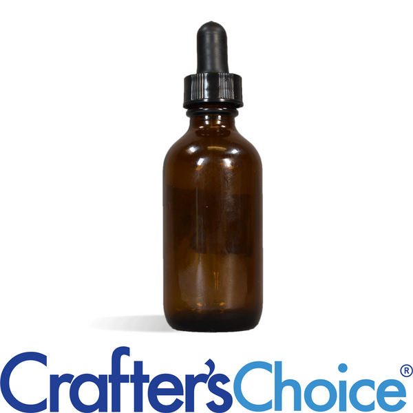 2 oz Amber Glass Bottle & Dropper Top - 20/400