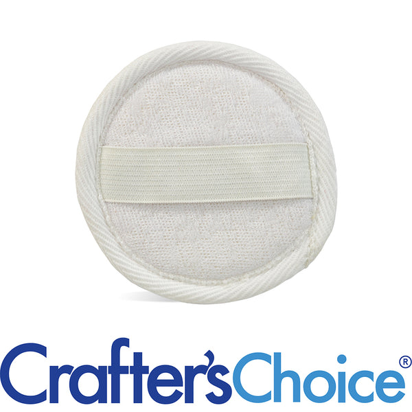 Luffa Pad - Round, White - Zoom Media 1