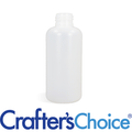 4 oz Natural HDPE Boston Round Bottle - 24/410