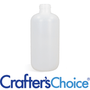 8 oz Natural HDPE Boston Round Bottle - 24/410
