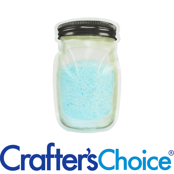 Zip Pouch - Mason Jar with Black Lid (Small)