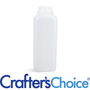 16 oz Natural HDPE Square Bottle - 38/400 - Zoom Thumbnail Media 1