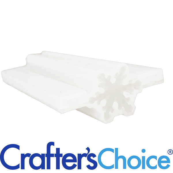 Snowflake Column Silicone Soap Mold 2031