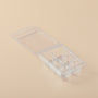 Square Cubes (Small) Clamshell with Hinged Lid - close-up