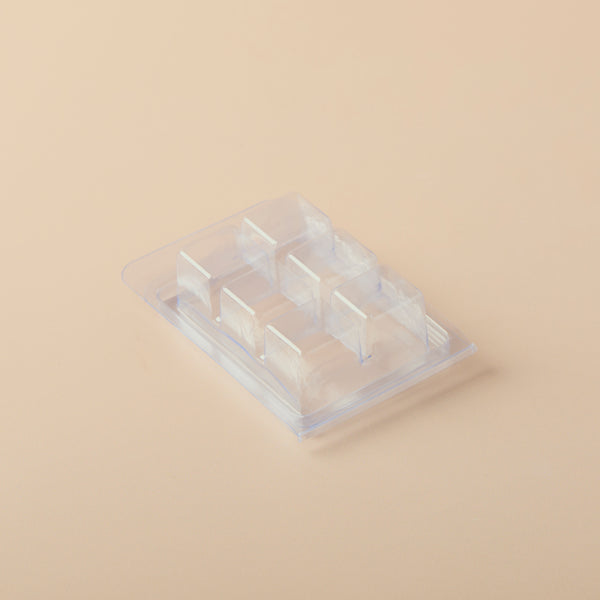 Square Cubes (Small) Clamshell with Hinged Lid - product detail