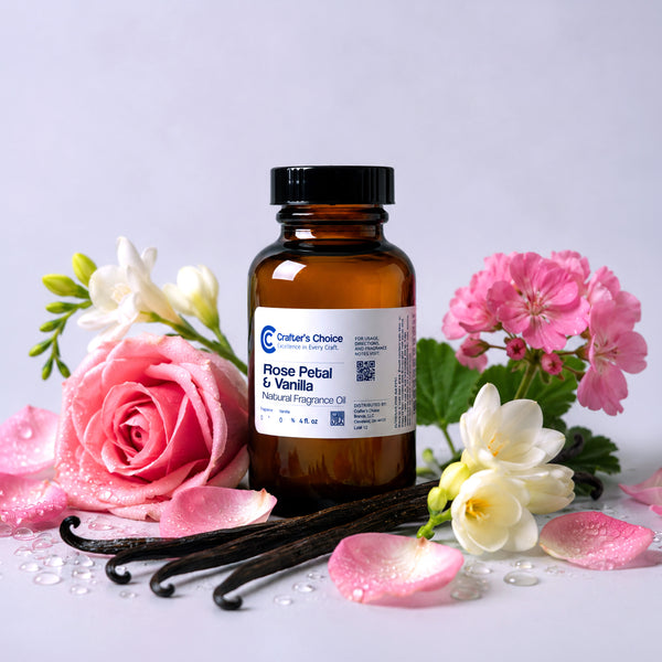 Rose Petal & Vanilla - Natural Fragrance Oil 1208 - Zoom Media 3