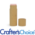 1 oz Kraft Paperboard Tube & Cap Set - Push Up