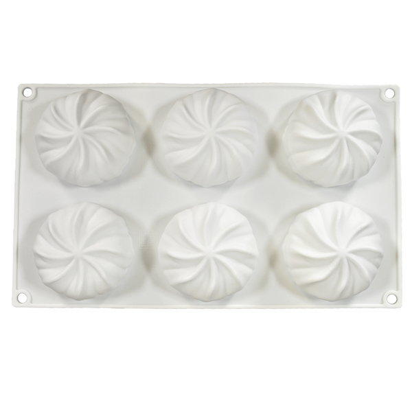 Puffed Pinwheel Silicone Mold
