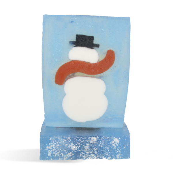 Snowman with Scarf MP Loaf Soap Kit