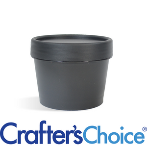 plastic plant pot sets 3.4 oz Black Plastic Pot & Lid Set - Wholesale Supplies Plus - Jars - for Soap & Candle Making - Item | 1 pc
