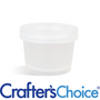 3.4 oz Natural Plastic Pot & Lid Set