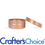0.5 oz Rose Gold Shallow Rustproof Tin & Screw Top Set