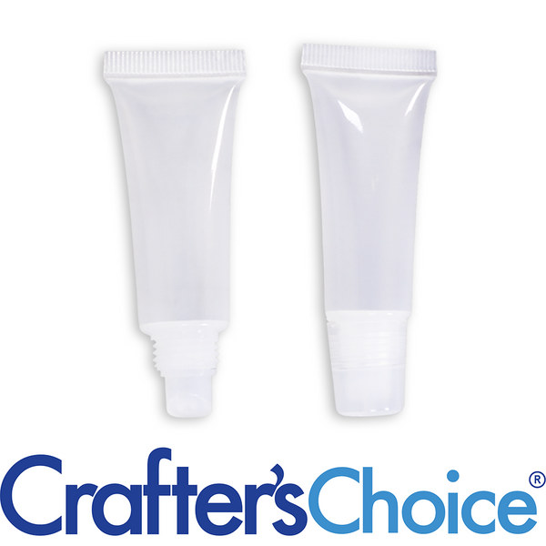 10 ml Natural Lip Gloss Squeeze Tube with Natural Cap