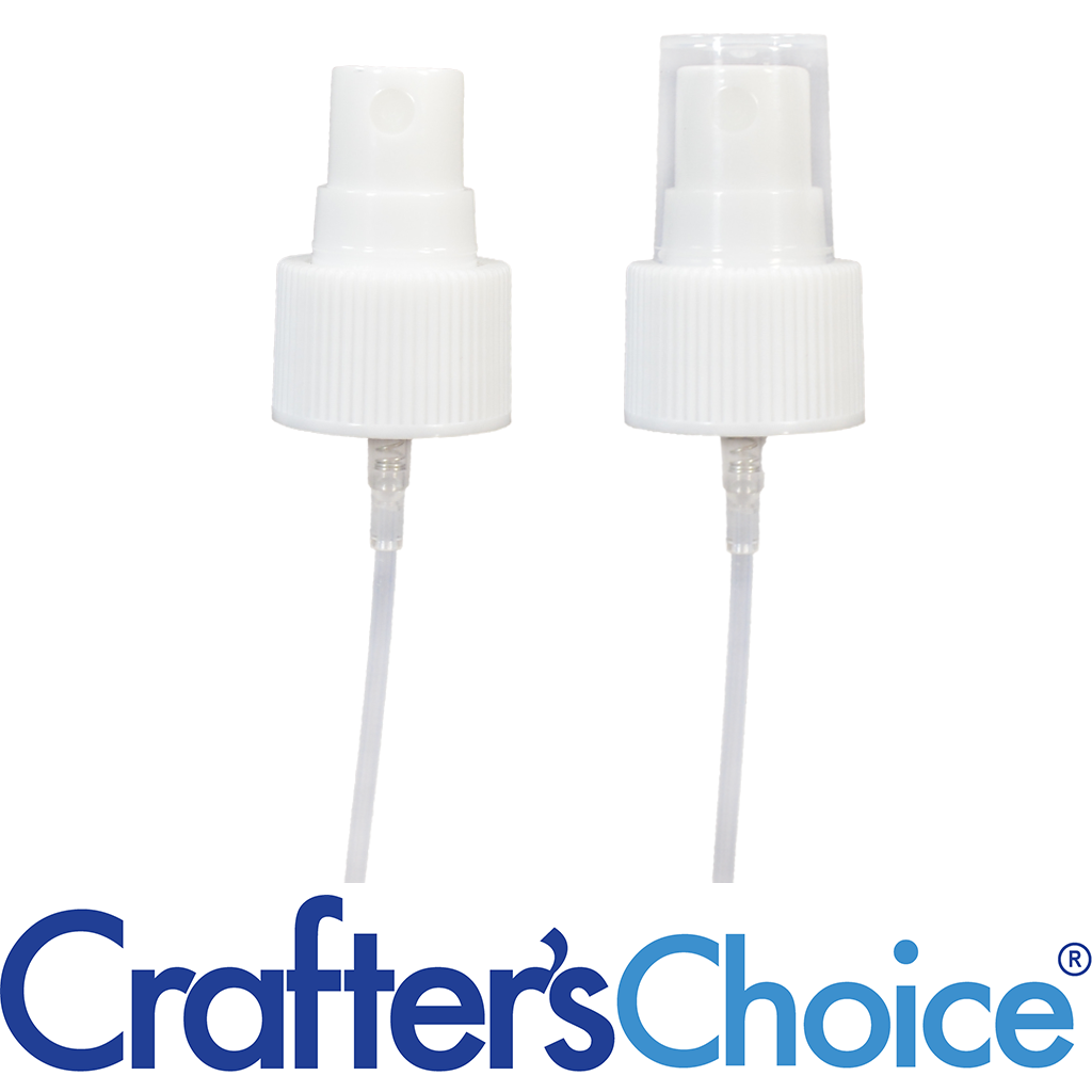 24/410 White Ribbed Sprayer Top - Clear Cap - Wholesale Supplies Plus ...