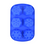 Snowflakes 3.125" Silicone Mold: 6 Cavity