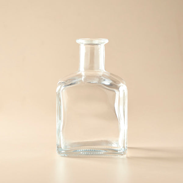 7 oz Clear Square Glass Diffuser Bottle - Zoom Media 1