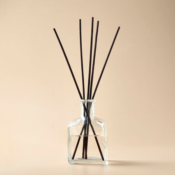 7 oz Clear Square Glass Diffuser Bottle - Zoom Media 2