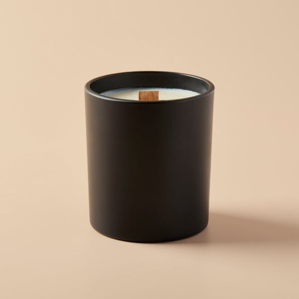 10 oz Matte Black Glass Tumbler Jar