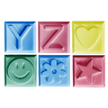 Alphabet Block Soap Mold - Y to Z