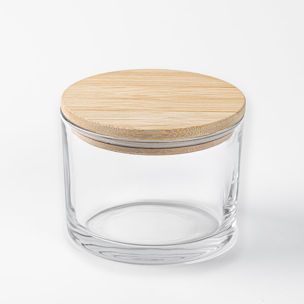Bamboo Lid for 3-Wick Tumbler Jar - product detail