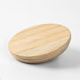 Bamboo Lid for 3-Wick Tumbler Jar