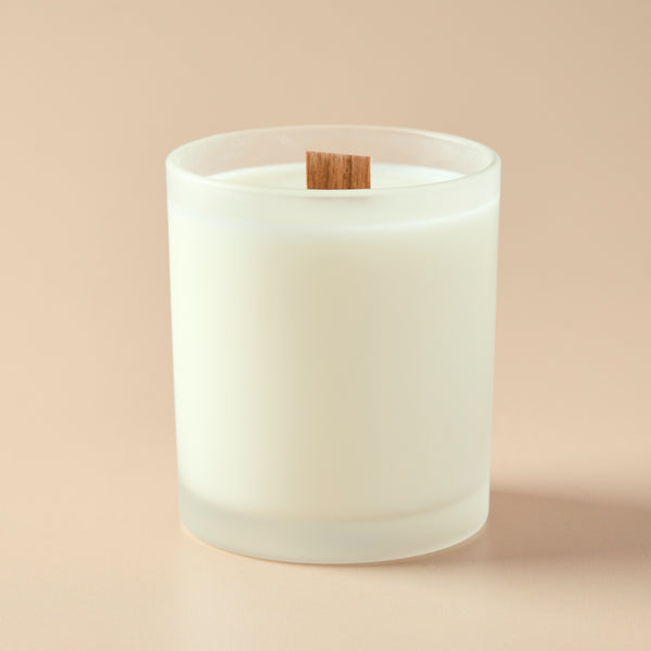 10 oz Clear Frosted Glass Tumbler Jar