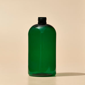 16 oz Green PET Boston Round - 24/410 - Featured Image