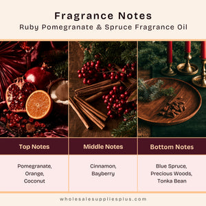 Ruby Pomegranate & Spruce Fragrance Oil 1000 - Secondary Image