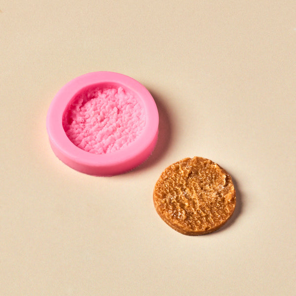 Silicone Round Mini Cookie Mold - Zoom Media 1