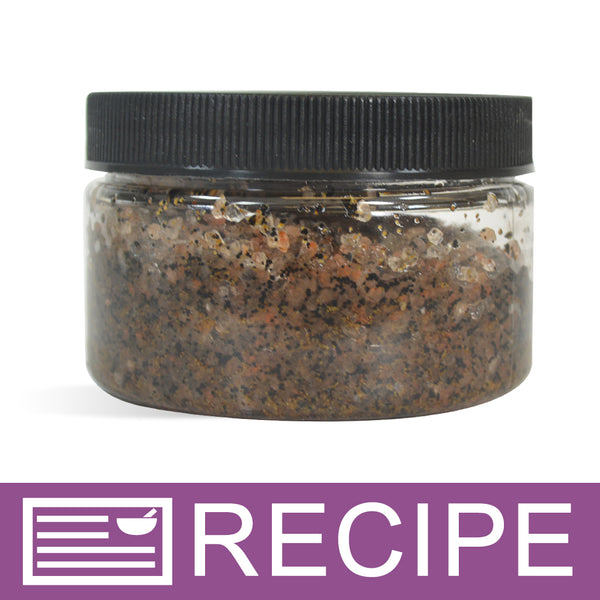 Blackberry Tea Salt Scrub Recipe