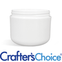 8 oz White Double Wall Plastic Jar - 89/400