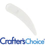 Spatula - 2.3" (Curved White Plastic)