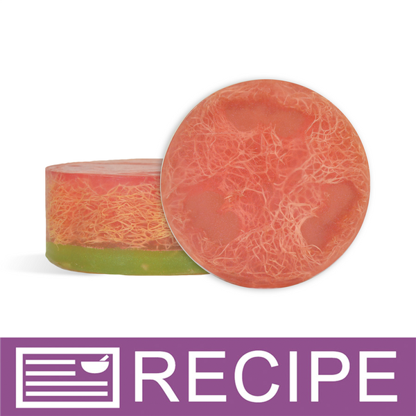 Watermelon Luffa Soap