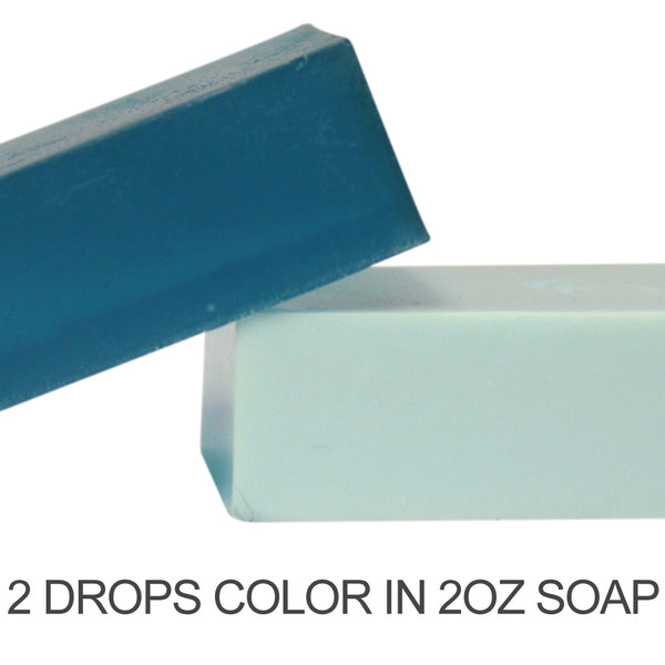 Stained Glass Sea Blue-Green Liquid Color