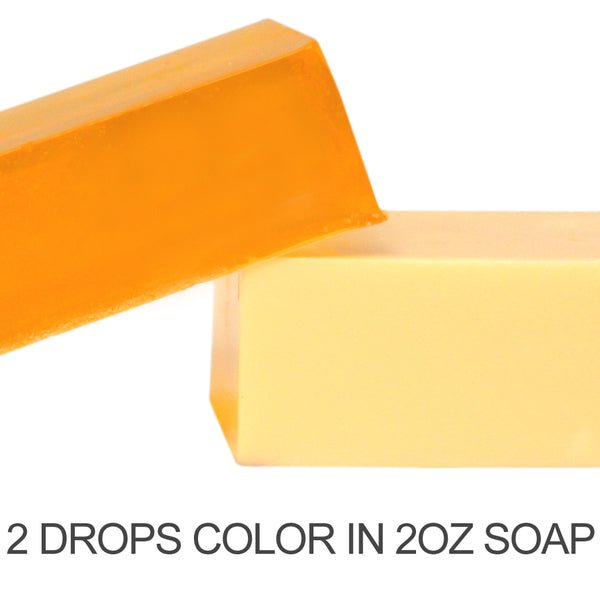 Stained Glass Citrus Orange Liquid Color