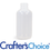 8 oz Natural LDPE Boston Round Bottle - 24/410