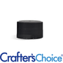 24/410 Black Ribbed Basic Top Cap - F217 Liner