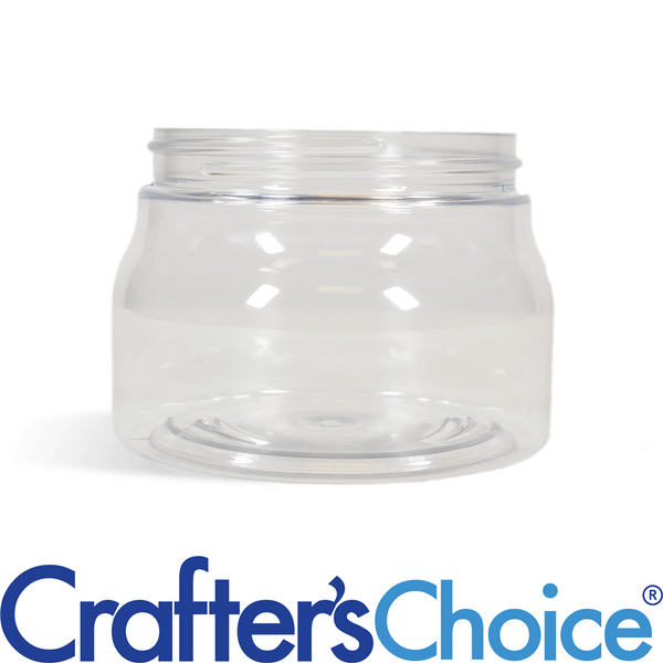 08 oz Clear Tuscany Plastic Jar - 70/400 | Wholesale Supplies Plus