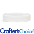 43/400 White Ribbed Top Cap - F217 Liner